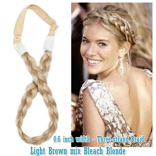 Real natural hair band plaited - band,