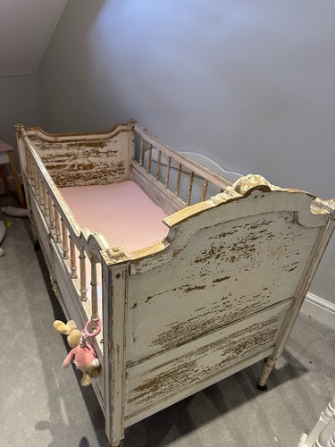Vintage french cot bed - cot,