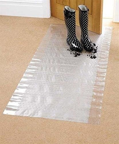 Plastic vinyl carpet protector - plastic,