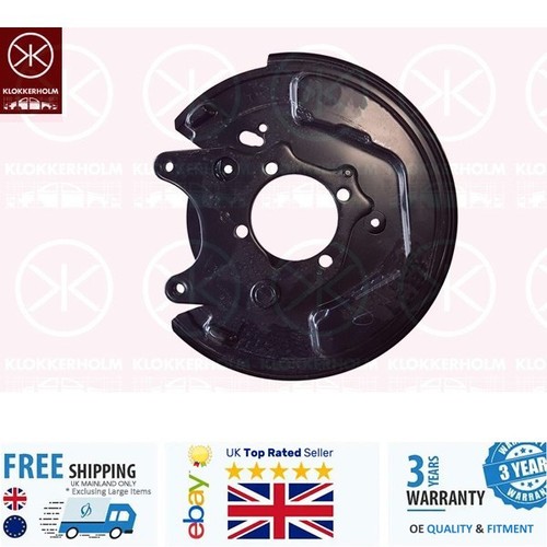 Brake disc dust - disc, rear