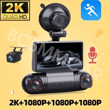 4 Lens Dash Cam 2K+1080p WIFI