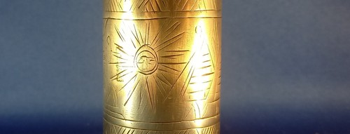 Ww1 trench art pom - art, shell
