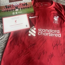LIVERPOOL FC SIGNED SHIRT