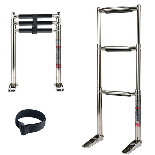 Telescopic marine boat ladder - marine,