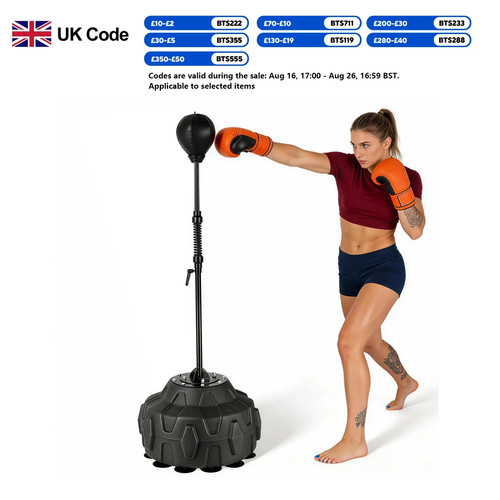 Punching bag with - with, stand