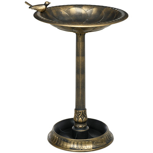 Garden bird bath pedestal - bird,
