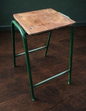 Reclaimed School lab stools