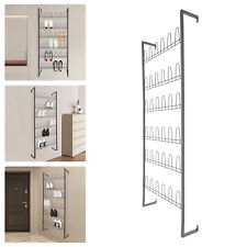 18 Pairs Wall Mounted Shoe Rack Wall Hanging Shoes Organizer Storage Stand Rack