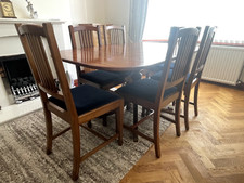 Mahogany Extending Table With