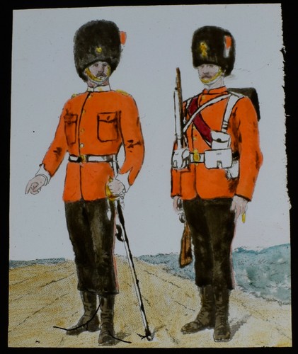 Magic lantern slide british - lantern,