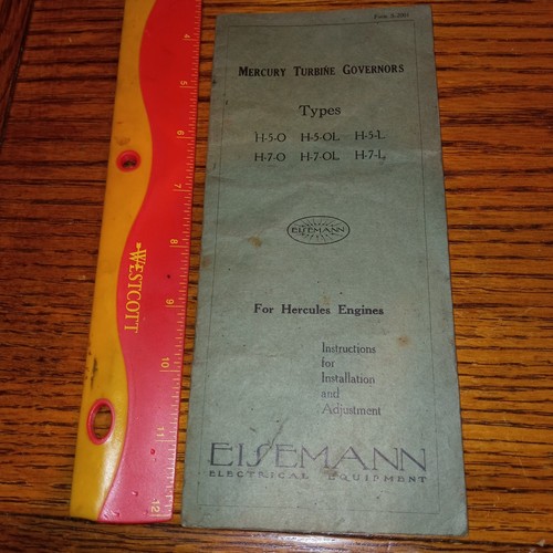 Vintage eisemann mercury - eisemann,