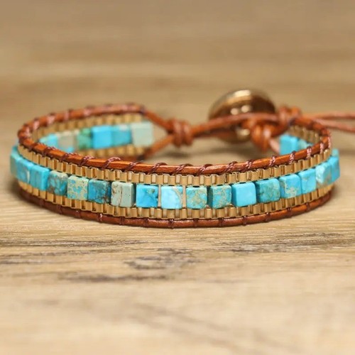 Natural turquoise jasper - natural,