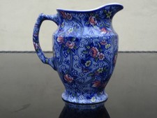Ringtons Maling Ware Blue Chintz Jug 12.5cm, Newcastle on Tyne