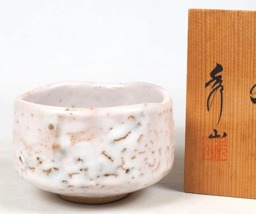 Japanese shino ware shuzan - shino,
