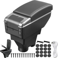 Car Armrest Storage Box with