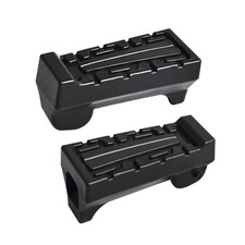 1 Pair Front Footrests Foot Pegs Pedals Fits For Yamaha YBR125 YBR 125 Rubber