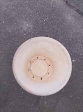 Sankey 14inch Plant Pot Cream/Beige Used