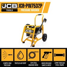 JCB Petrol Pressure Washer 3100psi 213bar Annovi Reverberi JCB-PW7532P 224cc