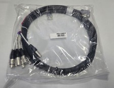 NEW Yamaha AES 8 Channel I/O Cable DB25 to XLR M/F Audio Snake 15ft