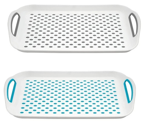Serving tray with handles non - handles,