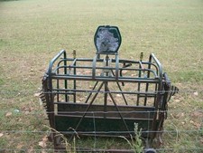 Photo A3 Sheep scales Condicote This weighing machine for sheep is seen  c2010