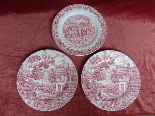Old plate stoneware - old, ceramic