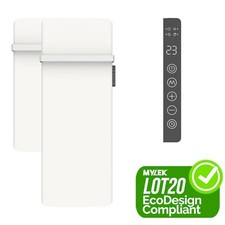 Infrared Panel Heater Vertical Radiator Bathroom Towel Wall Mount IP24 500W 800W