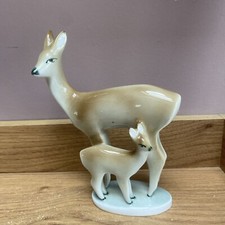 Vintage Zsolnay Porcelain Deer