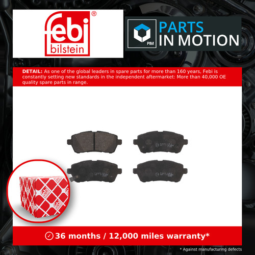 Brake pads set fits - brake,