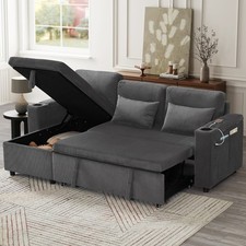 L-Shaped Sofa Bed 3 Seater