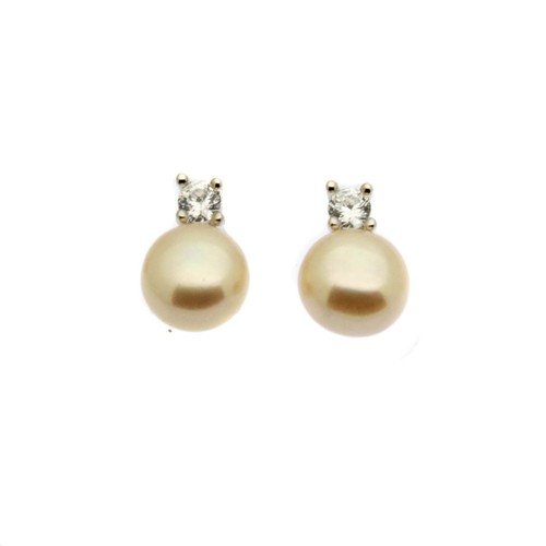 Pearl earrings with faux - earrings,