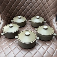 Set 5 Denby Chevron 1960s