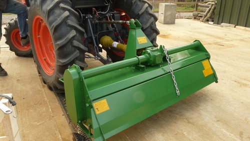 Tractor mounted rotovator - mounted,