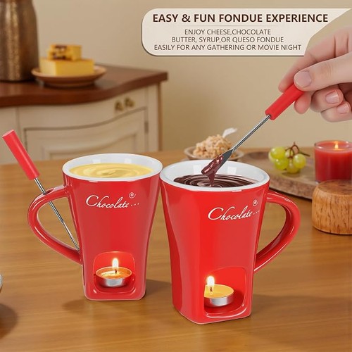 Fondue mugs coffee cup - cup, w/
