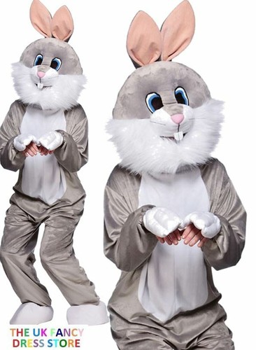 Grey rabbit deluxe mascots - deluxe,
