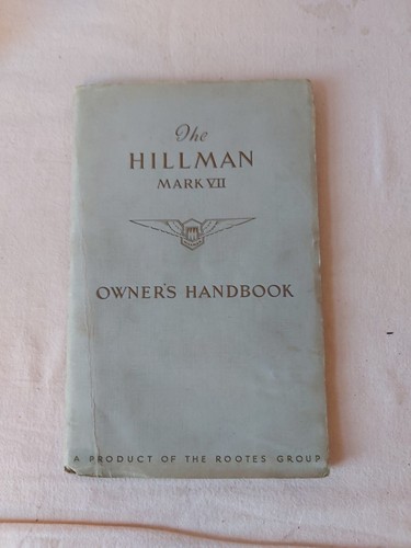 Hillman minx mkvii saloon - mkvii,