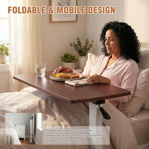 Overbed bedside table with - overbed,