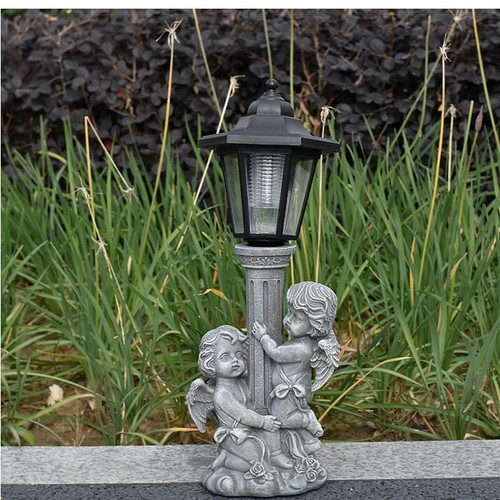 Angel solar light statue - angel,