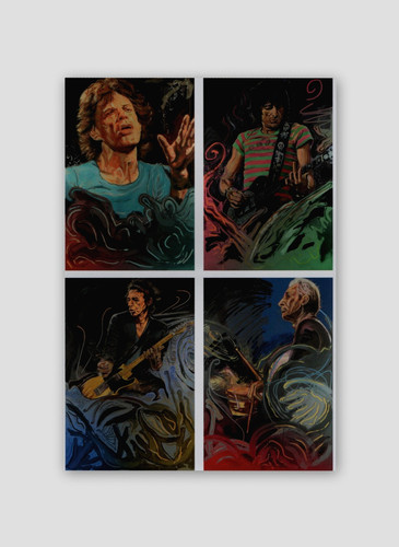 Ronnie wood art blue - ronnie,