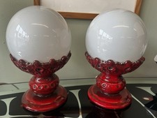 Pair Of vintage ceramic lamps