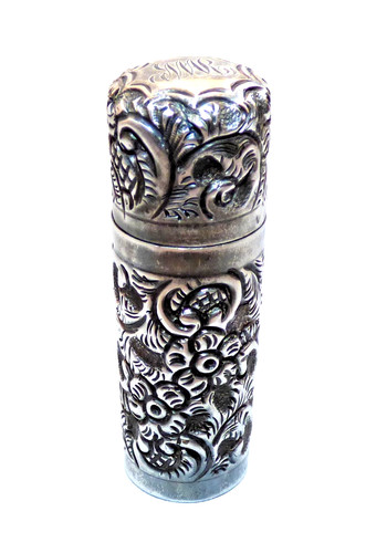 Victorian repousse silver - repousse,