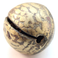 Antique Old Ornament Bronze Brass Bell. Native Sound. (Y24-11)