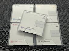 5 x Sony Bianca Minidiscs 80