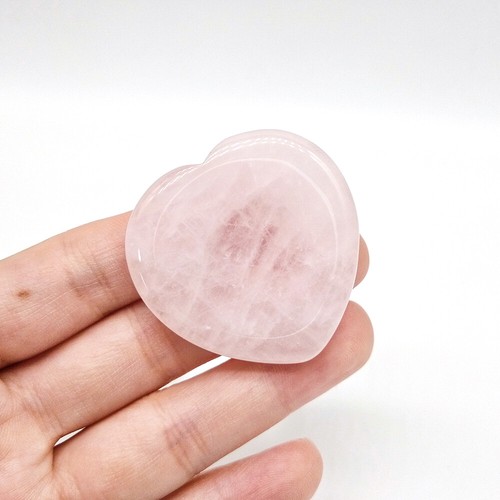 Thumb worry stone carved heart - stone,