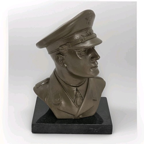 Vintage military officer bust - vintage,