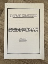 MAYGAY BREAK THE BANK AWP FRUIT MACHINE MANUAL