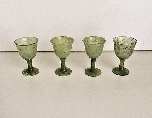 Translucent spinach jade sake - jade,