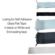 Self Adhesive Woodburning Woodburner Stove Glass Seal Flat Tape Fire Gasket