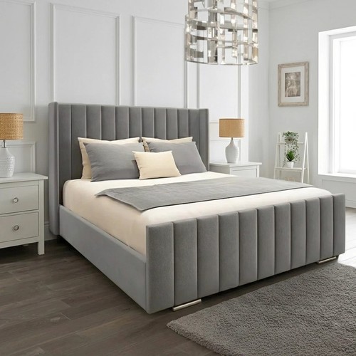 Ottoman winged panel bed - ottoman,