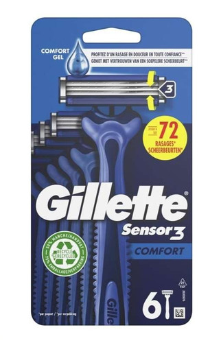 Gillette sensor comfort gel - gillette, 3